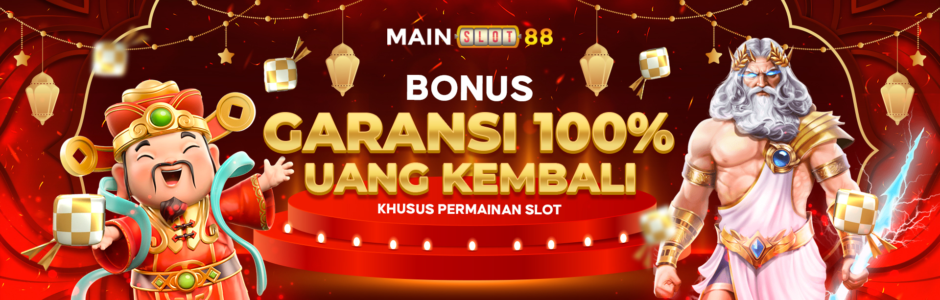 BONUS GARANSI 100% UANG KEMBALI