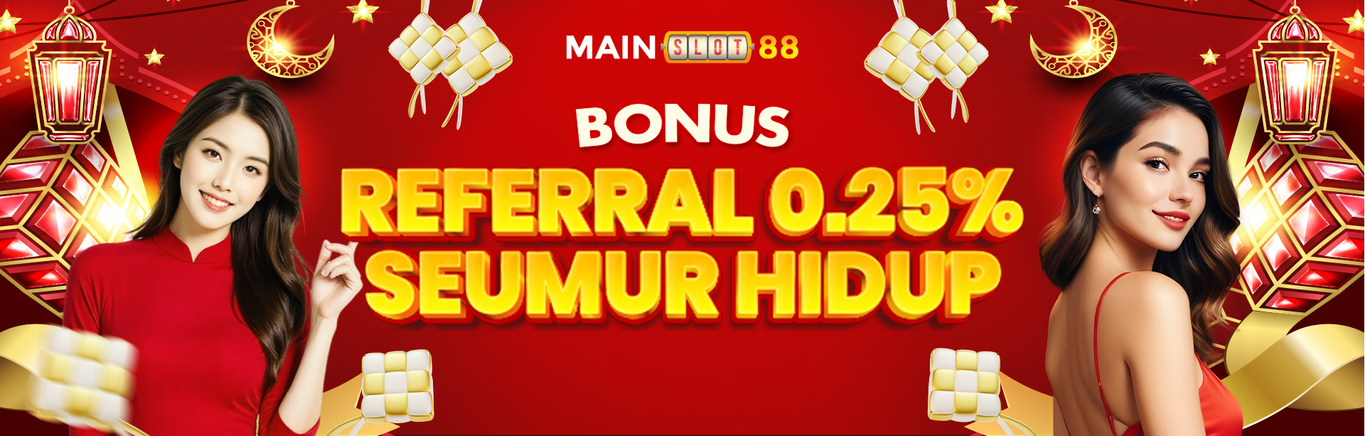 BONUS REFERRAL 0,25% SEMUA GAMES !