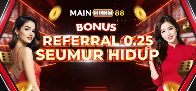 BONUS REFERRAL 0,25% SEMUA GAMES !