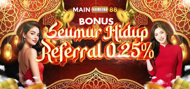 BONUS REFERRAL 0,25% SEMUA GAMES !