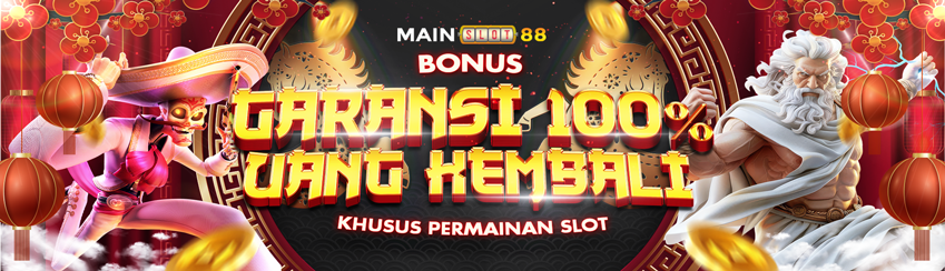 BONUS GARANSI 100% UANG KEMBALI