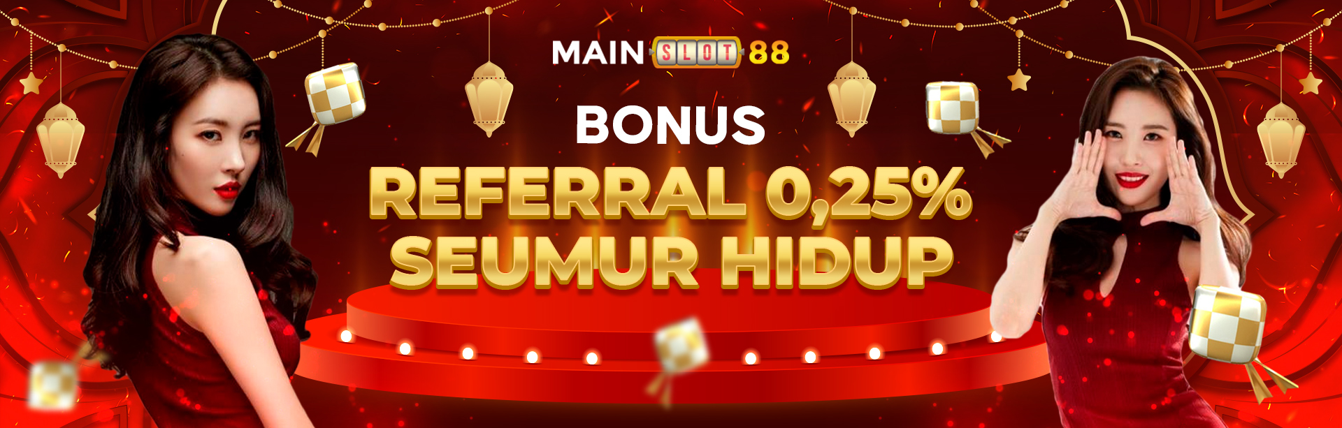 BONUS REFERRAL 0,25% SEMUA GAMES !